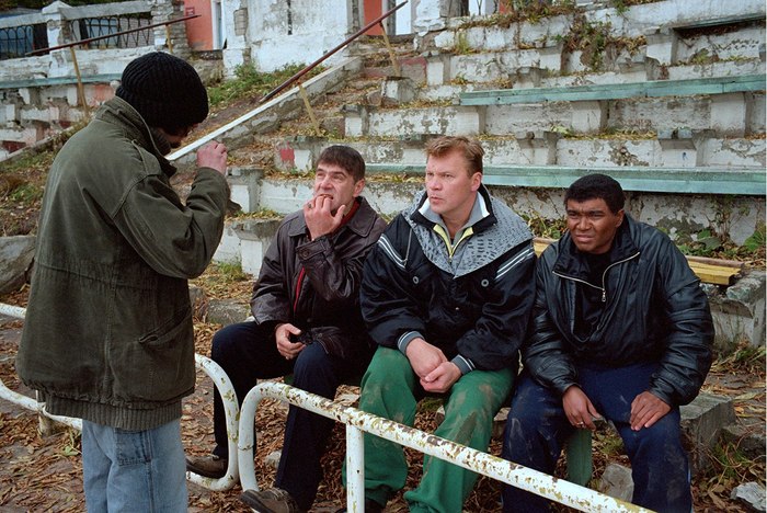 Photos from the filming of the film Zhmurki 2005 - The photo, Movies, Balabanov, Zhmurki, Dyuzhev, Alexey Panin, Nikita Mikhalkov, Alexey Serebryakov, Longpost, Dmitry Dyuzhev