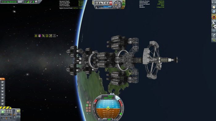 SINGULARITY - what kind of monster will it be - My, Picture from KSP, , Kerbal space program, Rocket science, Longpost