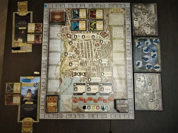 Требуются приключенцы с личным оружием. Lords of Waterdeep. - Моё, Настольные игры, Настолки, Dungeons & Dragons, Стратегия, Английский язык, Длиннопост, Лига Настольщиков