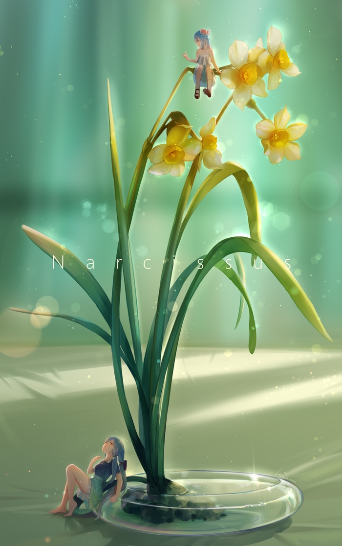 Narcissus Anime Art, , Vocaloid, Stardust (Vocaloid), Haiyi, Leiq