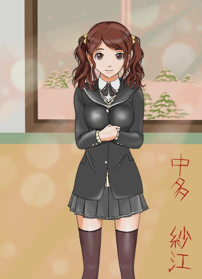 Nakata Sae - Nakata Sae, Amagami, Anime art, Longpost