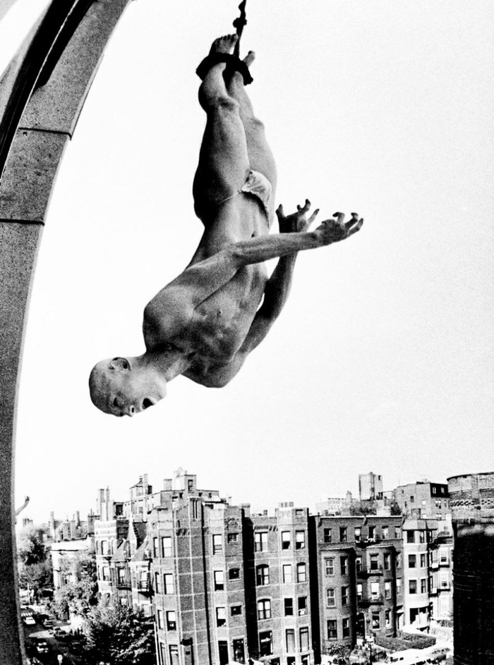 Japanese dance troupe performing in Boston, 1981. - The photo, Troupe