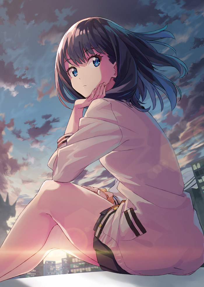 Anime Art SSSS Gridman, Takarada Rikka, Anime Art, , , 