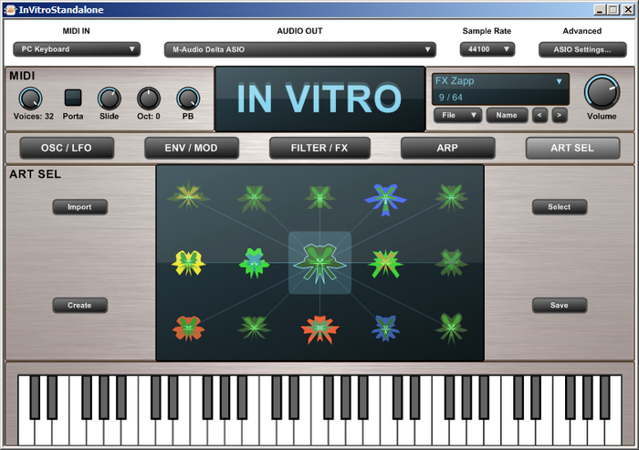 In Vitro VSTi 1.0 + Arp + Art Sel Vsti, , 