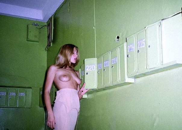 At the entrance - NSFW, Entrance, Private, Erotic, Girls, Boobs, Longpost