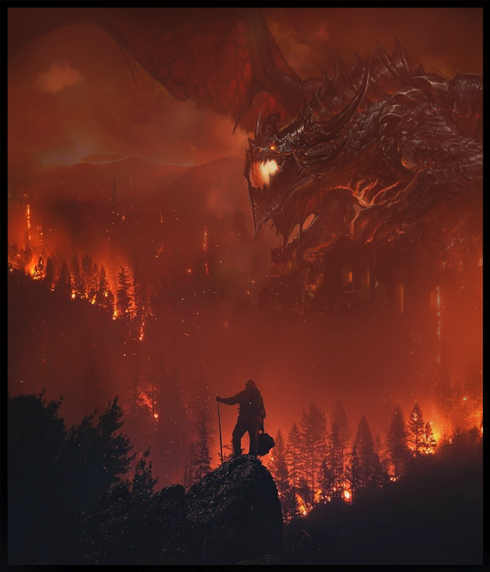 Смертокрыл Дракон, Пожар, World of Warcraft