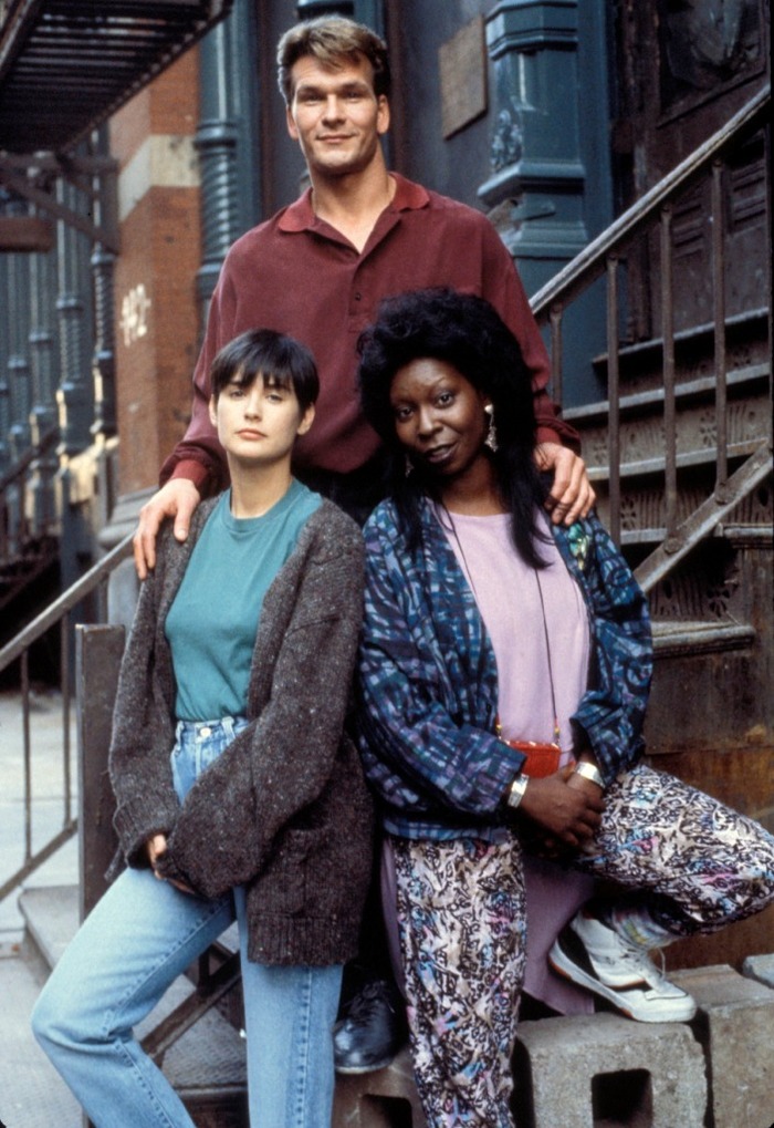 Photos from the filming of the film Ghost 1990 - The photo, Movies, Patrick Swayze, Whoopi Goldberg, Demmy Moor, Interesting, Longpost, Celebrities