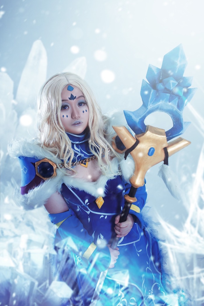   Crystal maiden by Chana Chan^^ , Crystal Maiden, Crystal Maiden cosplay, Dota 2, Dota, Rylai the Crystal Maiden