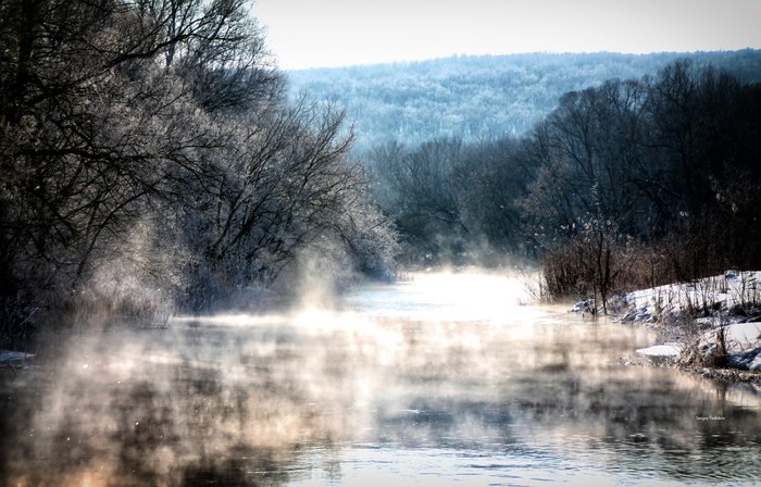 Резко похолодало... - Пейзаж, Красота, Утро, Природа, Холод, Фотография