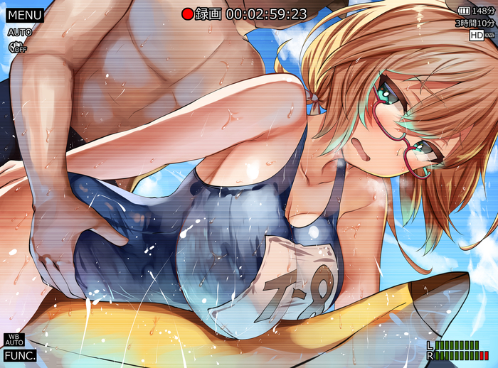 I-8 Submarine - NSFW, Kantai Collection, i-8, Этти, Teitoku, Сиськи, Anime Art, Аниме, Арт