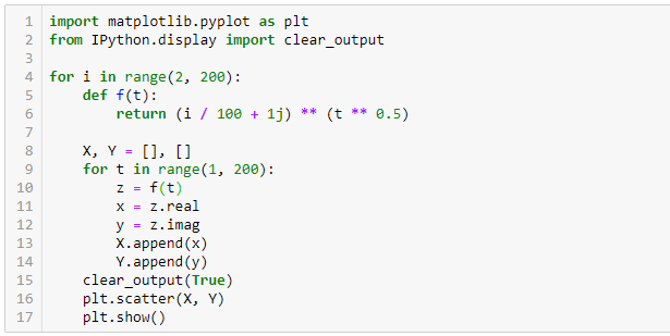 Закорючка - Моё, Закорючки, Python, Jupyter notebook, Гифка