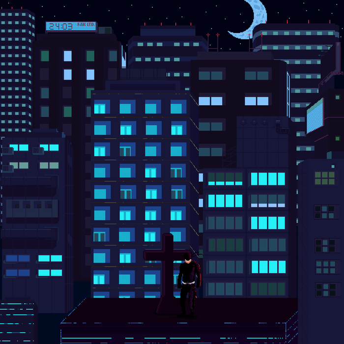 Daredevil Pixel Art, , Netflix