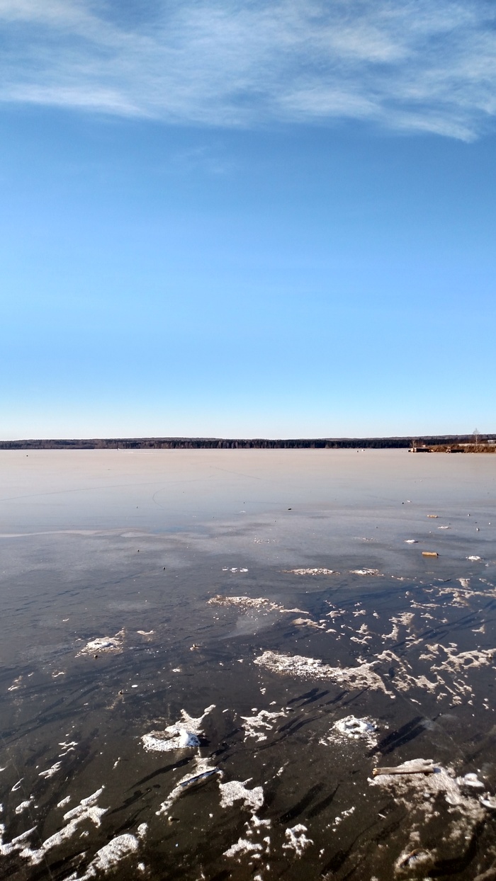 frozen pond - My, The nature of Russia, Ice, The photo, Longpost