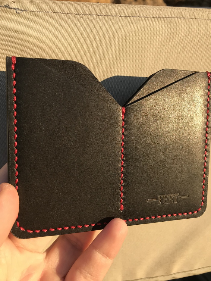 Case for auto documents made of genuine leather - Natural leather, Handmade, Hand seam, Documentation, Auto, , Longpost