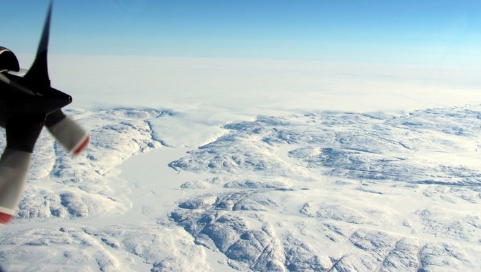 Large crater discovered under Greenland ice sheet - Greenland, Crater, Video, Longpost, Glacier, Research