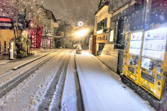 Winter in Tokyo - Winter, Snow, Japan, Tokyo, Longpost