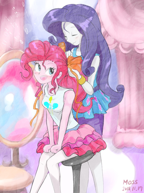 A little bit of shipping - My little pony, Equestria girls, Rarity, Pinkie pie, Shipping, MLP Lesbian, Longpost