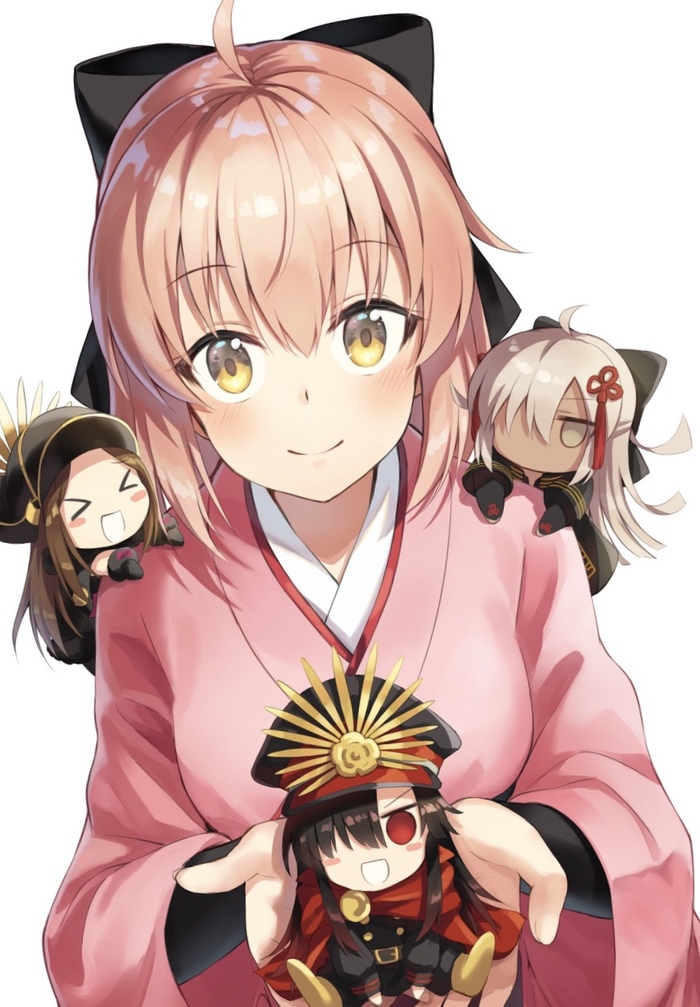 Anime art - Anime Art, Fate Grand Order, Okita Souji, Sakura Saber