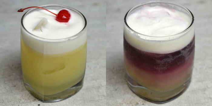 Short cocktails Whiskey Sour and New York Sour - My, Alcohol, Cocktail, , Whiskey Sour, , Bar, Recipe, Longpost