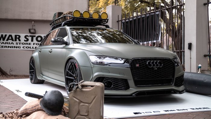 Tuning from Africa - RS6 in military style - , Audi, Audi rs6, Tuning, Africa, Longpost