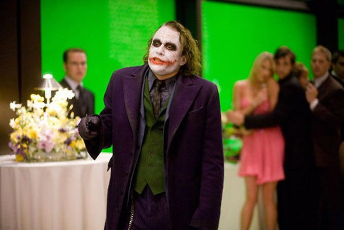 Photos from the filming of The Dark Knight 2008 - The photo, Movies, The Dark Knight, Christopher Nolan, Heath Ledger, Interesting, Longpost, Christian Bale