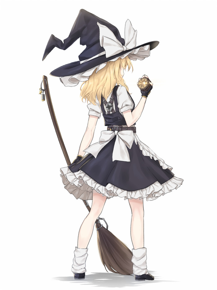 Kirisame marisa - Touhou, Anime art, Anime, Not anime, Kirisame marisa, Minust