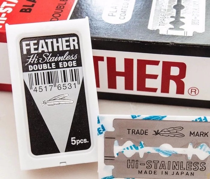 Feather blades. - Shaving, Test, Trial, Correction, Blade