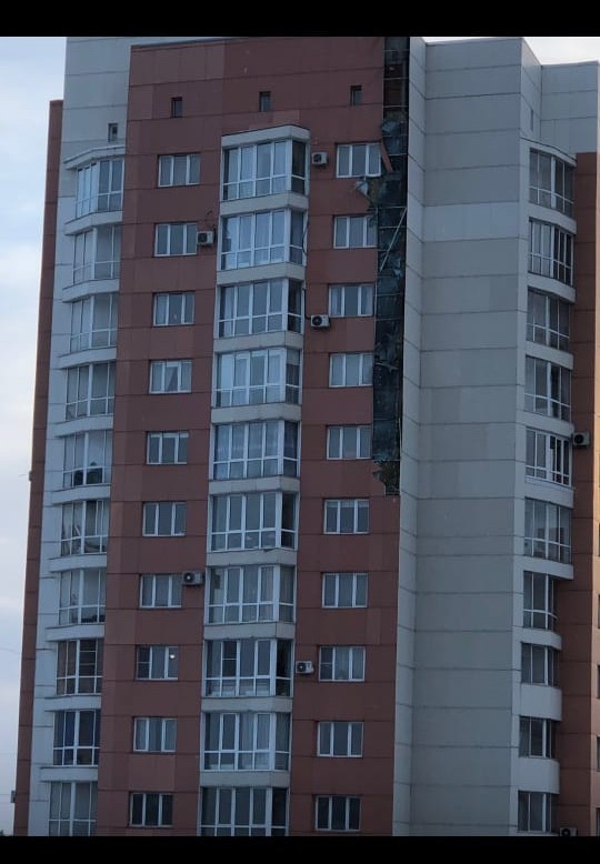 Последствия урагана в Новокузнецке