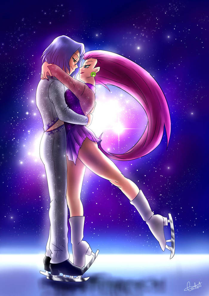 Rocket on ice - Deviantart, Art, Drawing, Anime art, Pokemon, Team R, Mistressainley