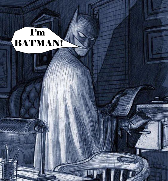 I'm BATMAN Бэтмен, Мода, Рисунок, Фотография, Длиннопост, Юмор