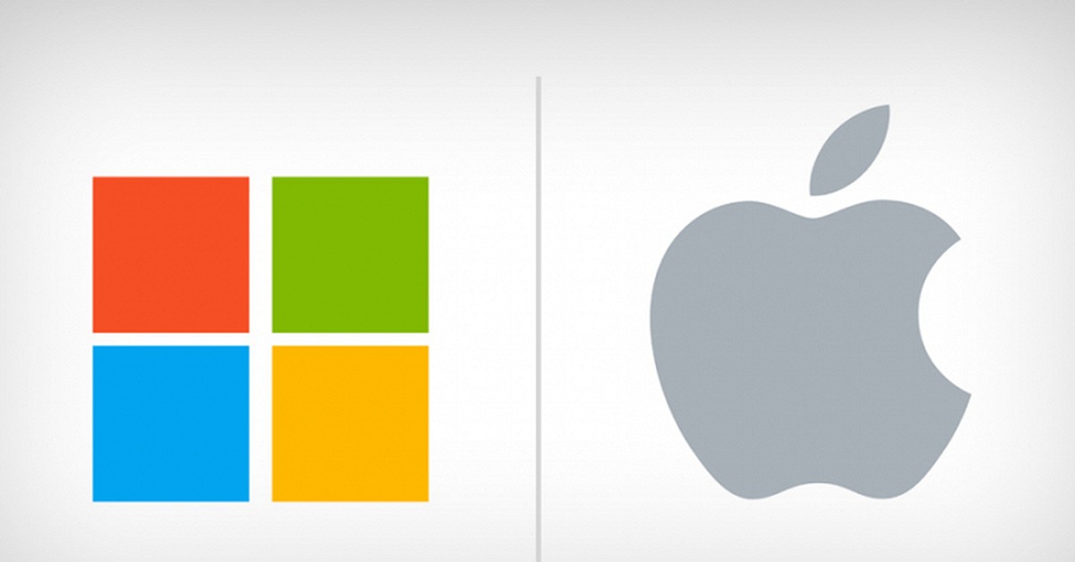 Apple vs microsoft презентация