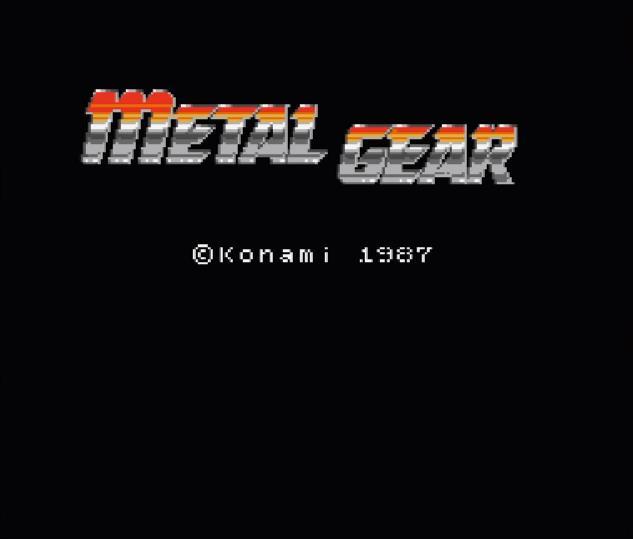 Metal Gear 1987, Metal Gear, Msx, Konami, -,  , 