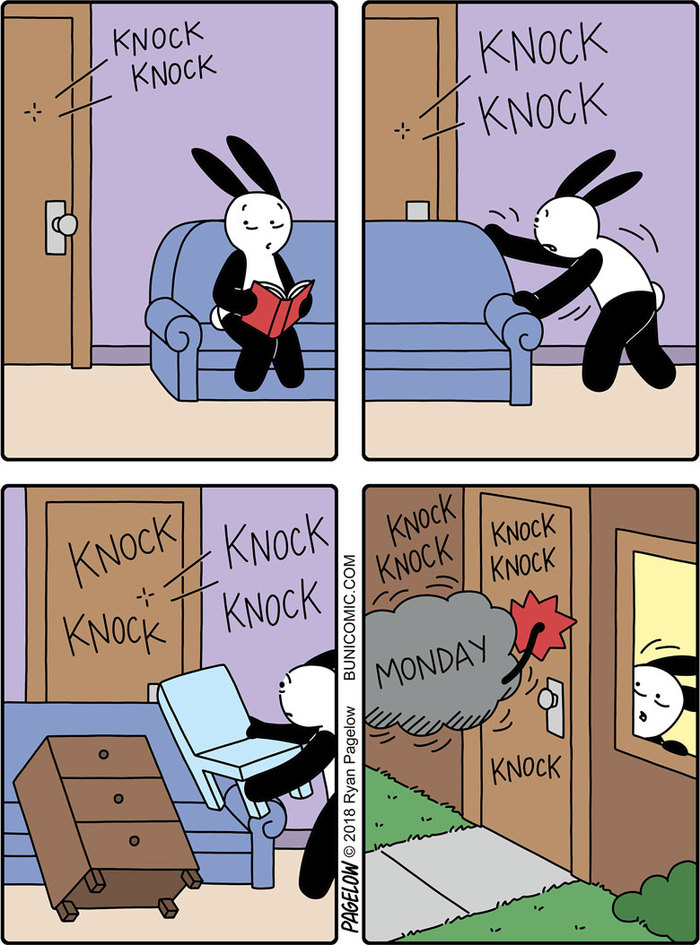 The day is hard - Pagelow, Comics, Buni