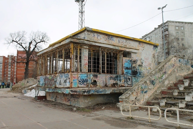 Stadium Vodnik. Nizhny Novgorod. - My, Nizhny Novgorod, Tourism, Story, , Sport, Abandoned, Longpost