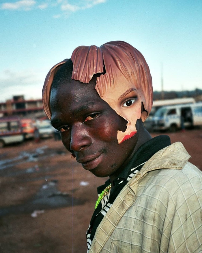 two-faced. Afro version - Africa, Black people, Confederation