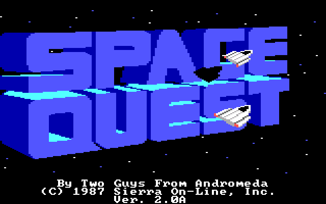 Space Quest II: Chapter II - Vohaul's Revenge.  1. 1987, Space Quest, Sierra,   DOS, , , -, 