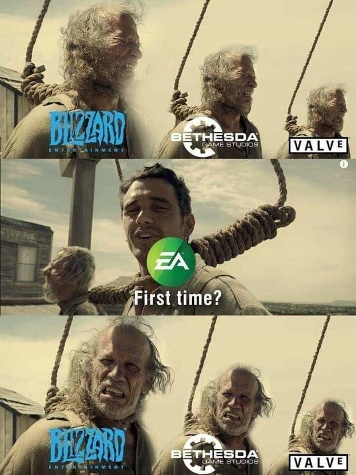 First time? - Games, Computer games, EA Games, Bethesda, Blizzard, Valve, Donut