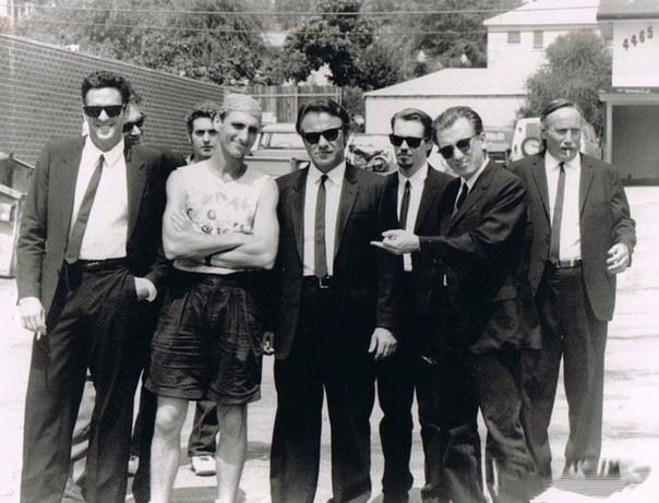 Photos from the filming of Reservoir Dogs 1991 - Quentin Tarantino, Mad Dogs, Movies, Celebrities, Interesting, Longpost, , Photos from filming