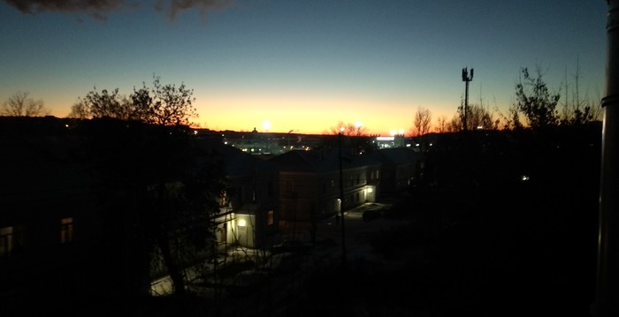 Perfect end to the work week - My, The photo, Sunset, Smolensk, Friday, , Way home