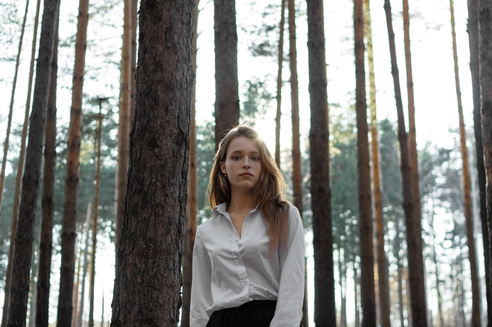 Tanya - My, The photo, Portrait, Beautiful girl, Forest