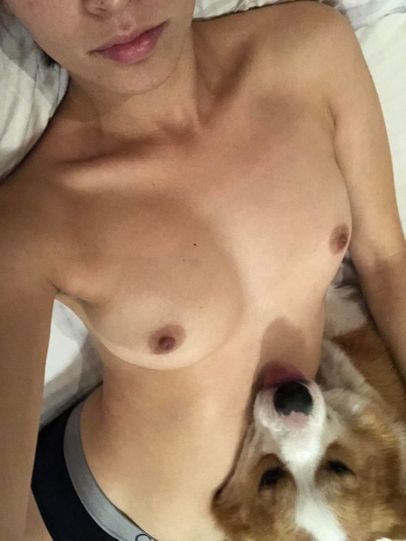 Secretly_a_corgi - NSFW, The photo, Girls, Erotic, Longpost, Breast, Nipples, Underwear, Stockings, Corgi