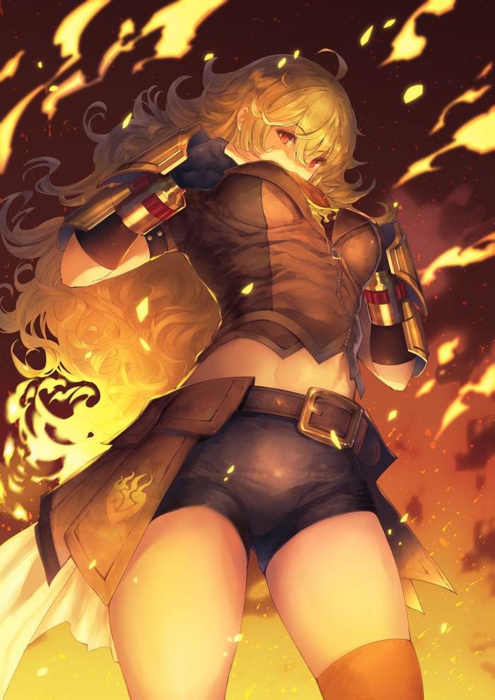 Yang Xiao Long - Арт, RWBY, Yang Xiao Long, Ryouku