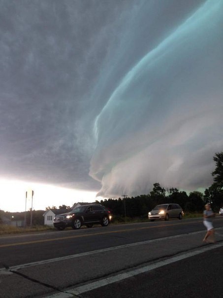 State of Michigan, USA. - Clouds, Thunderstorm, Supercell