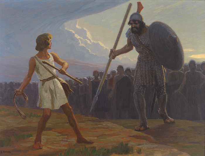 David and Goliath - Bible, David and Goliath, Story, Longpost