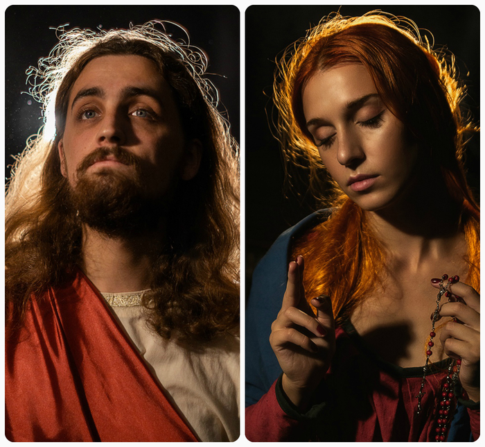 Jesus and Mary Magdalene - My, Bible, Jesus Christ, Mary Magdalene, Cosplay, Longpost