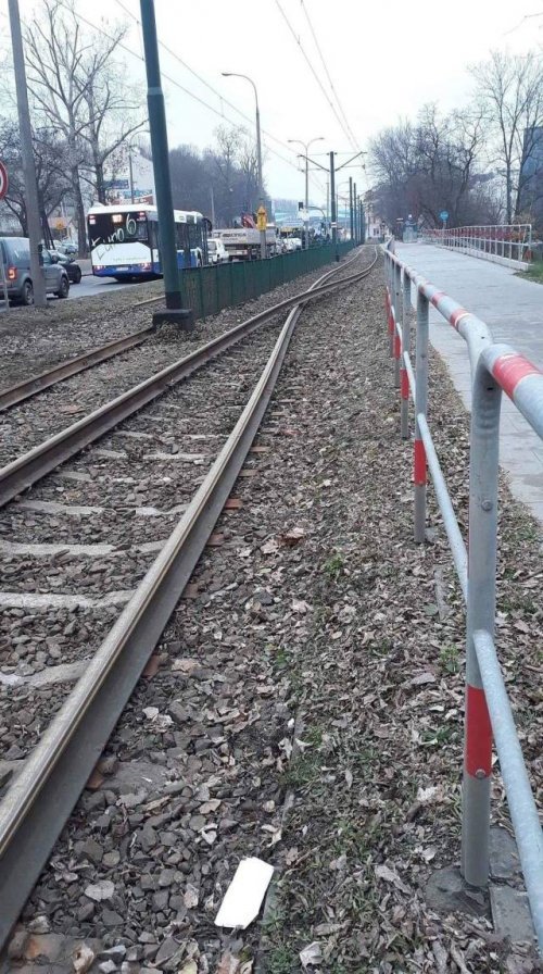 Rails-rails, sleepers-sleepers, we've been hard at work here - Rails, Intersection, The photo, Tram rails