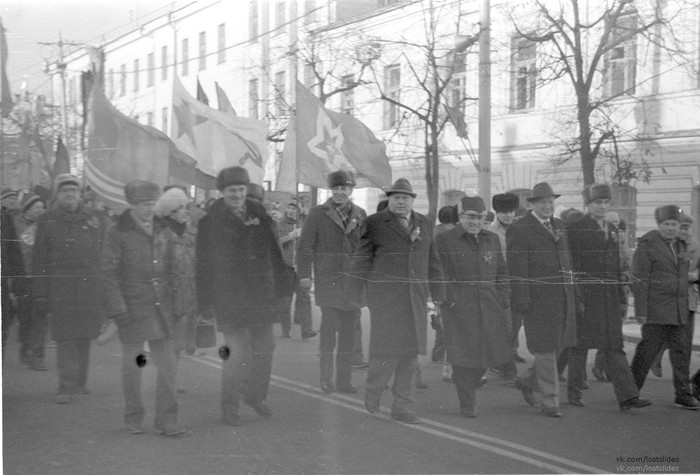 Demonstration 07.11.1987, Vladimir - My, Vladimir, the USSR, Demonstration, 1987, Lostslides, Longpost