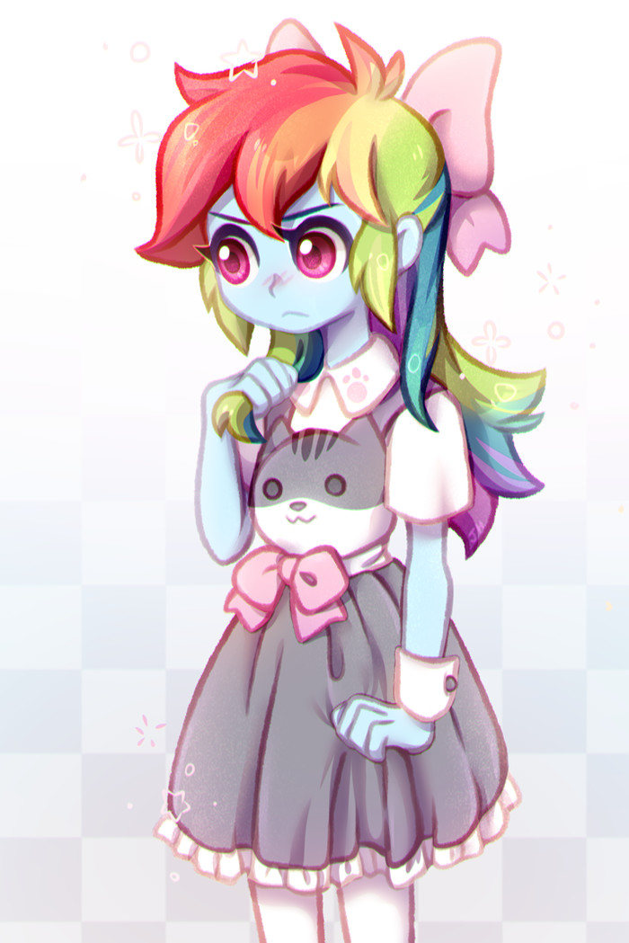 Meido Dash My Little Pony, Rainbow Dash, Equestria Girls, Jumblehorse