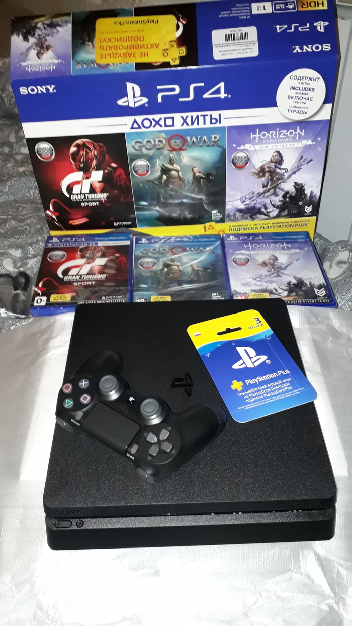 Bought. Type Gift for children for the New Year. - My, Playstation 4, Presents, Game console