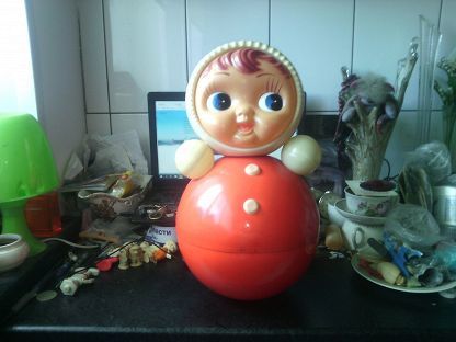 Tumbler, I found it in the attic... Nastolgia comes from the USSR, my childhood... - the USSR, Russia, Toys, Tumbler